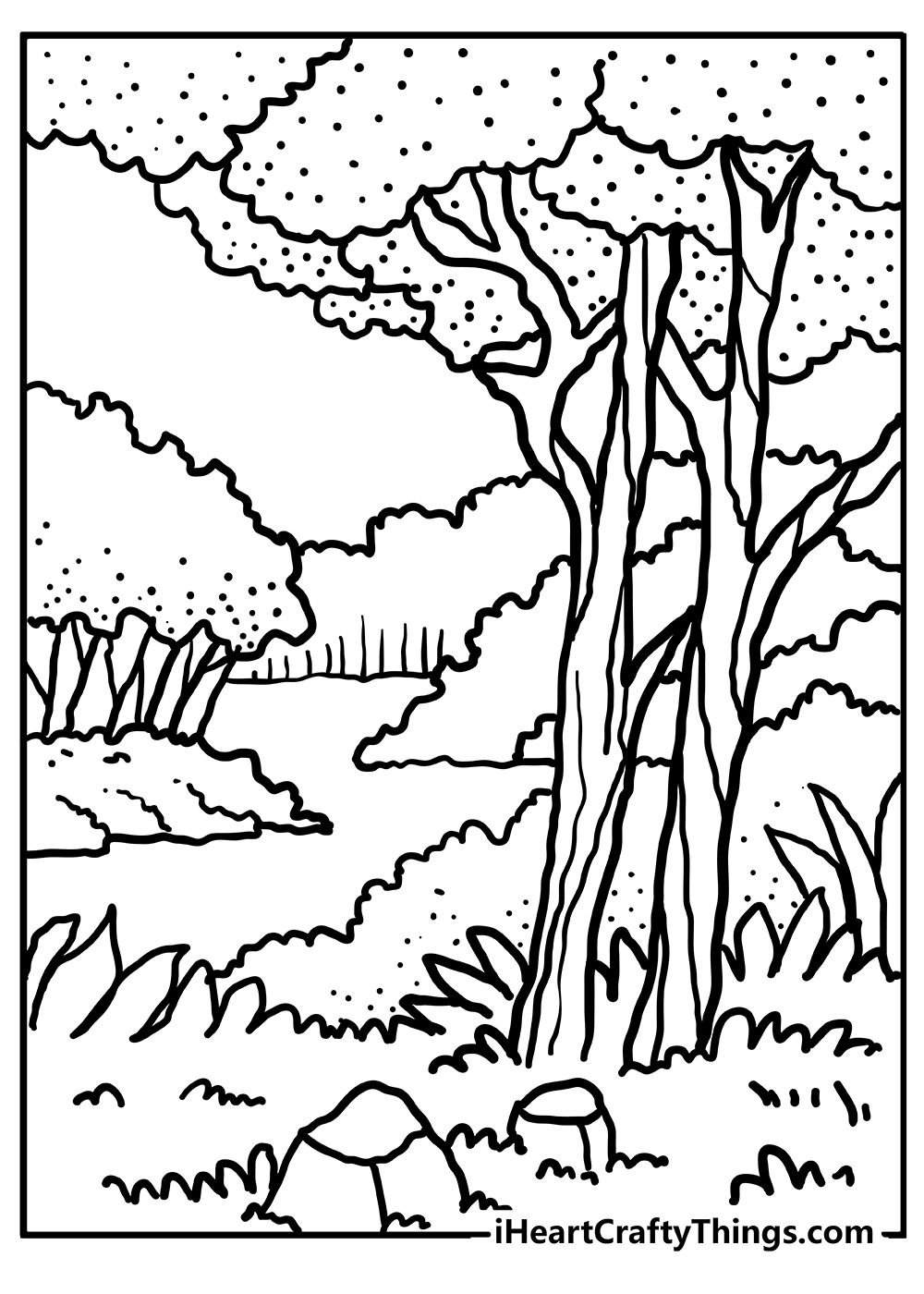 106 Forest Coloring Pages Printable 50