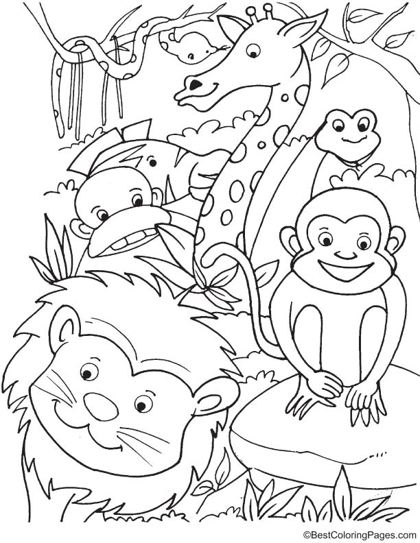 106 Forest Coloring Pages Printable 57