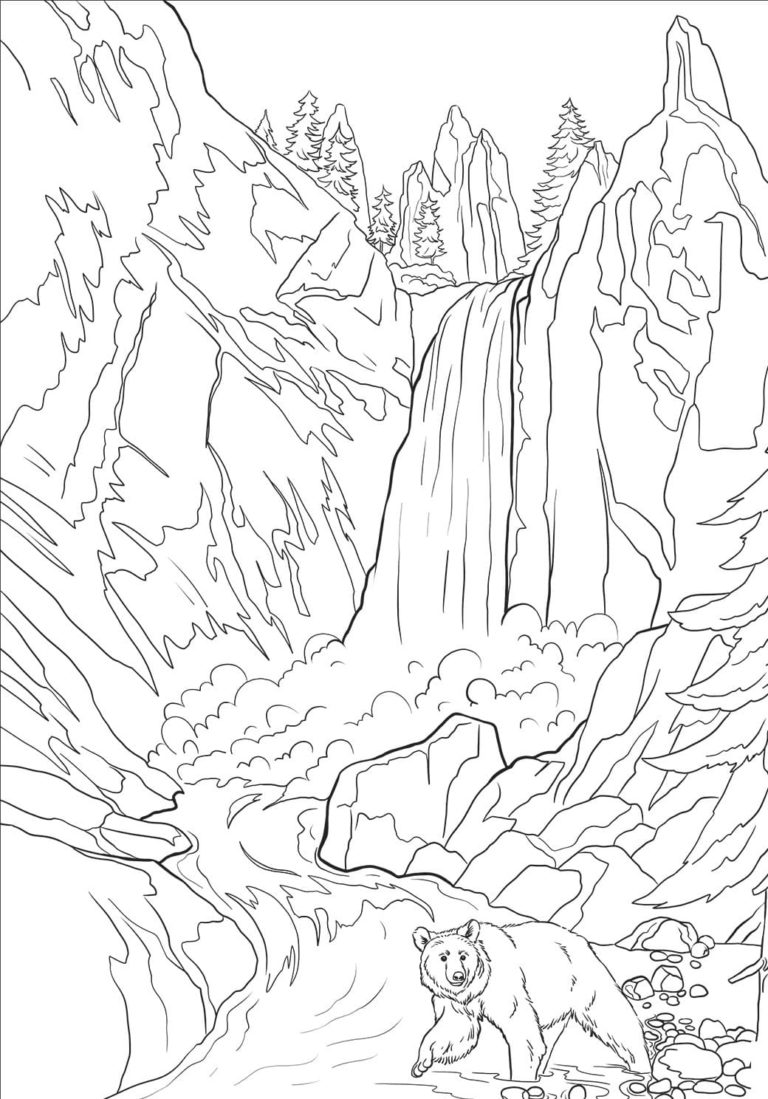 106 Forest Coloring Pages Printable 59