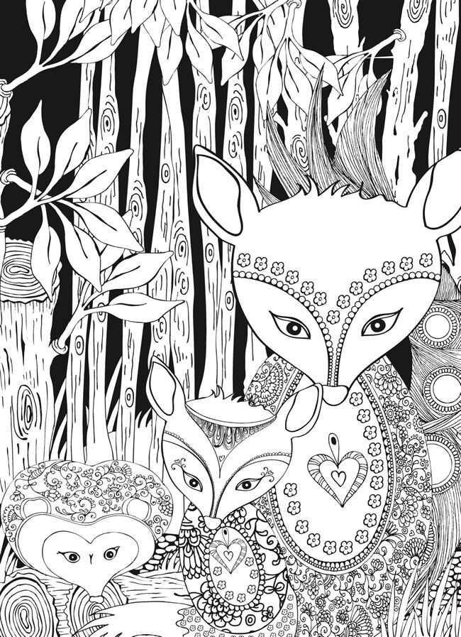 106 Forest Coloring Pages Printable 81