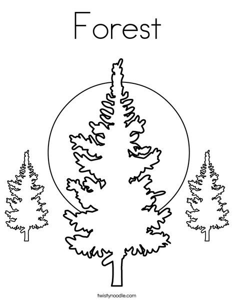 106 Forest Coloring Pages Printable 83