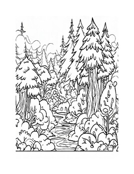 106 Forest Coloring Pages Printable 92