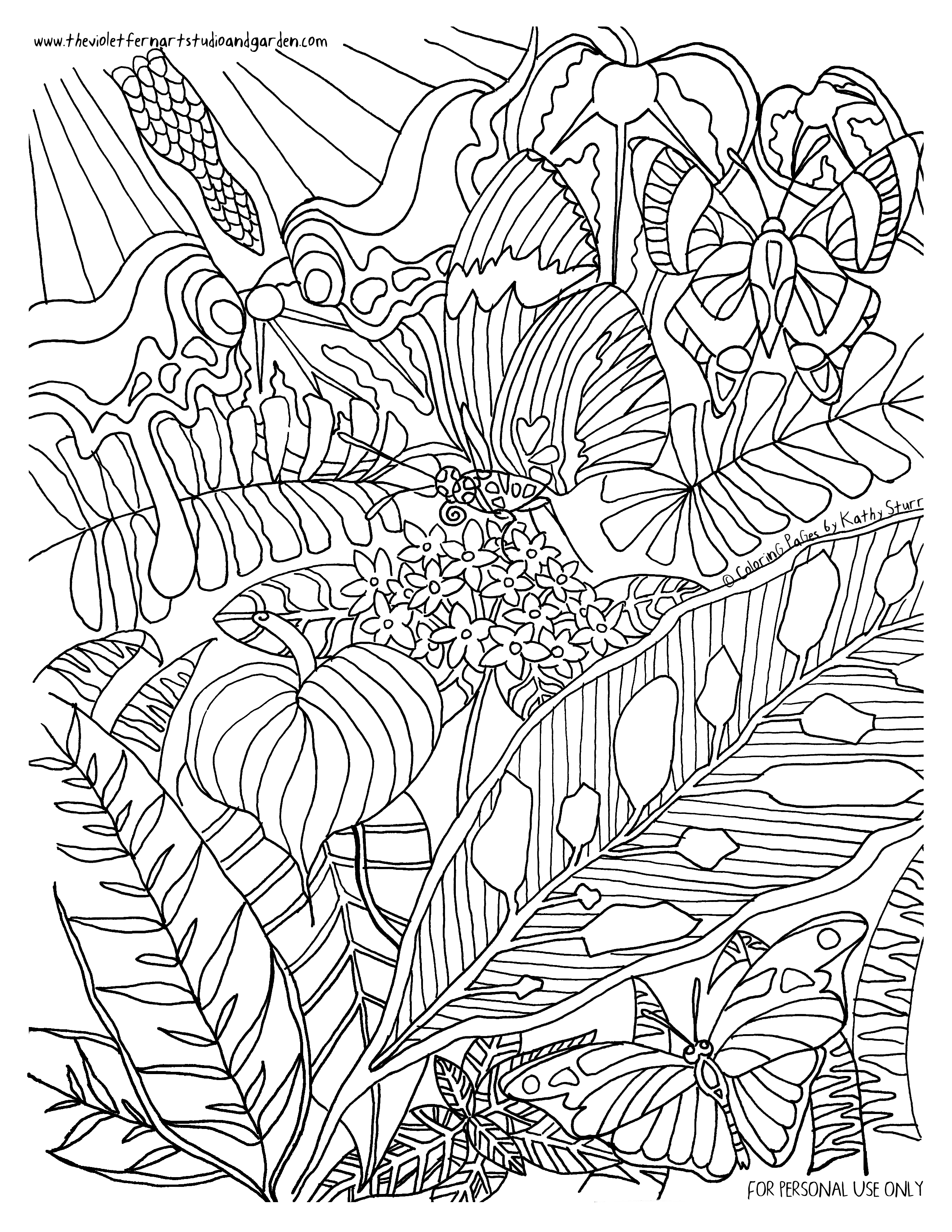 106 Forest Coloring Pages Printable 97