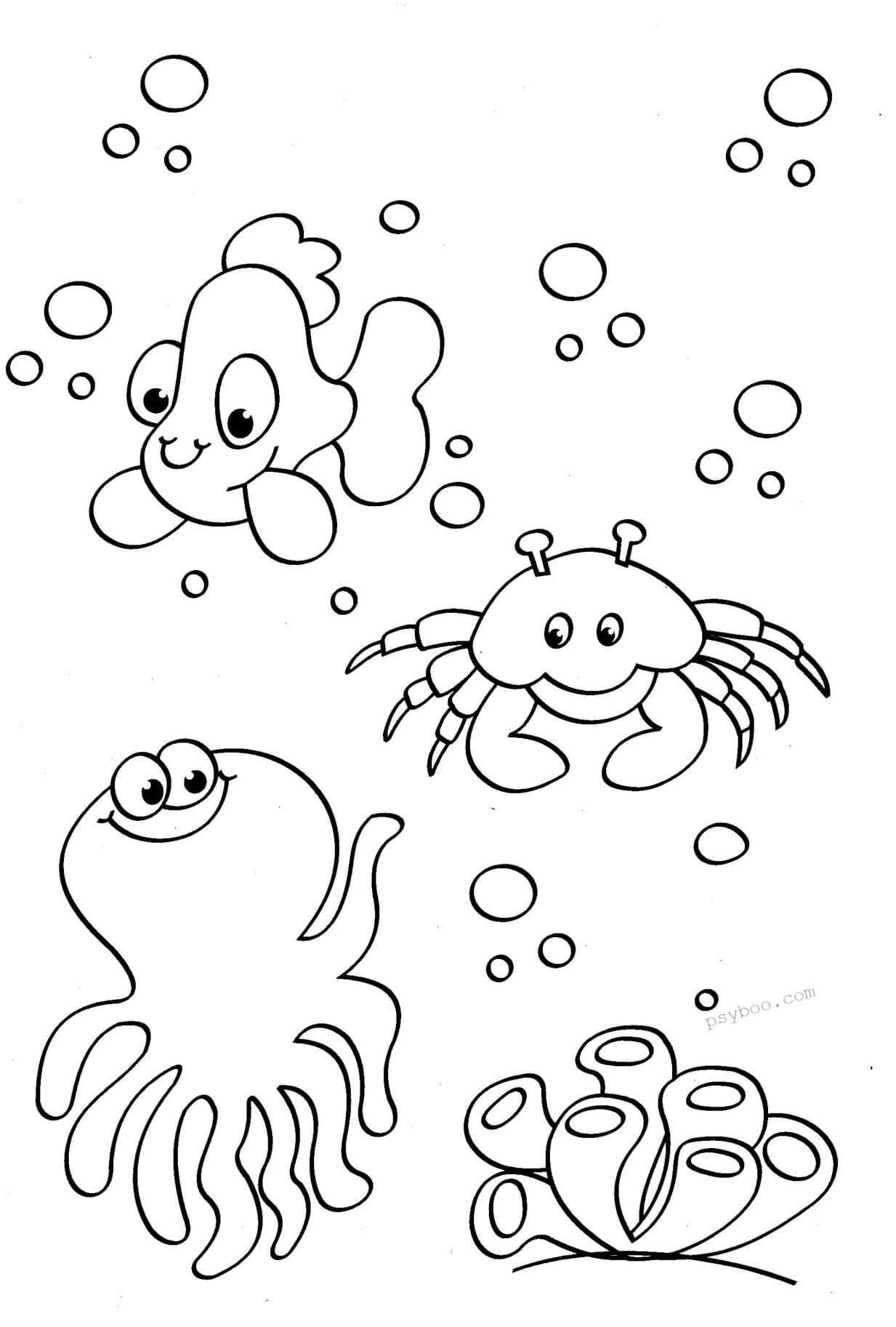 109 Free Printable Goldfish Coloring Pages for Kids 101