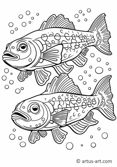 109 Free Printable Goldfish Coloring Pages for Kids 24