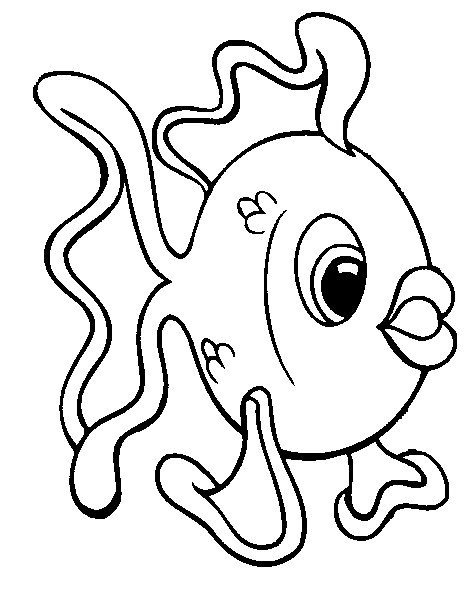 109 Free Printable Goldfish Coloring Pages for Kids 3