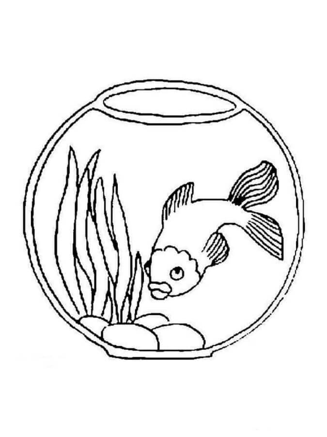 109 Free Printable Goldfish Coloring Pages for Kids 44