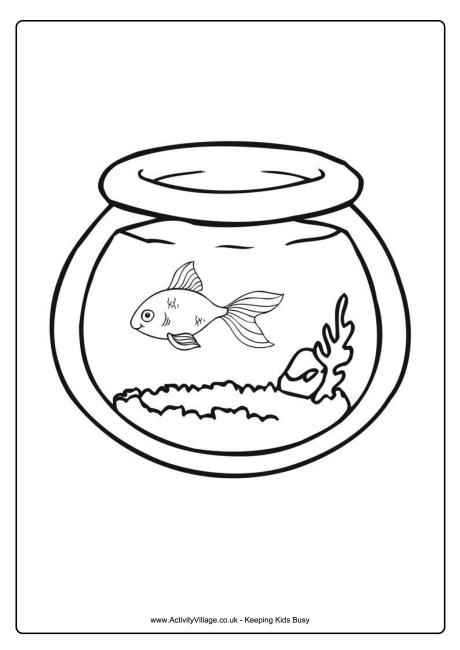 109 Free Printable Goldfish Coloring Pages for Kids 5