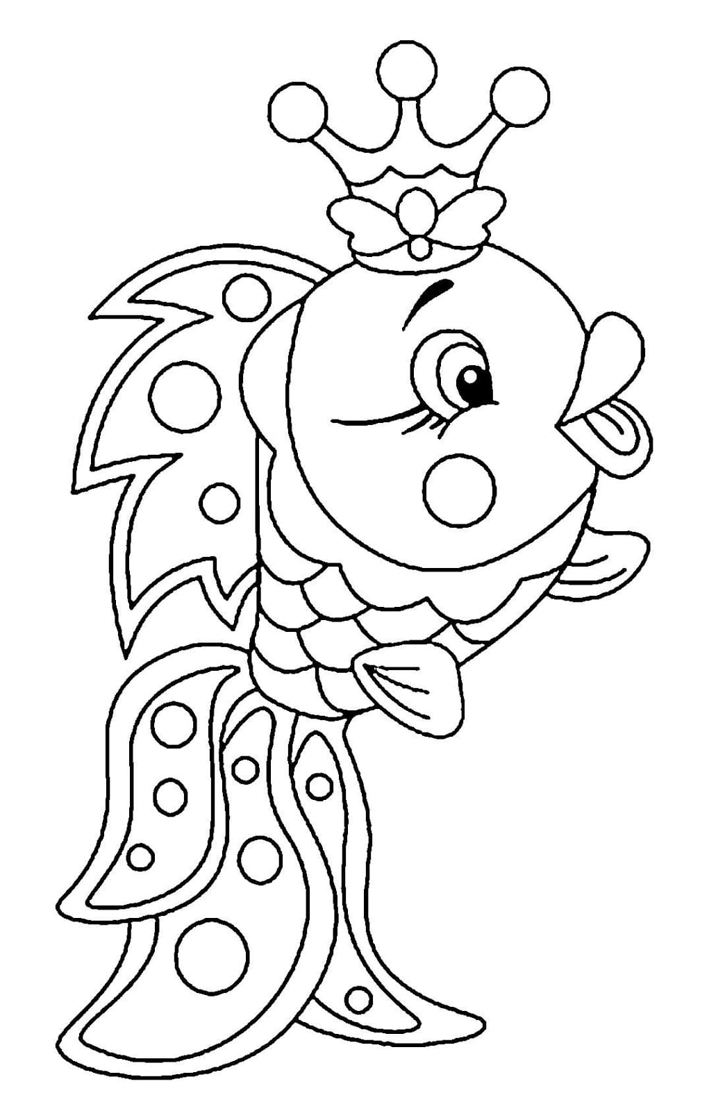 109 Free Printable Goldfish Coloring Pages for Kids 63