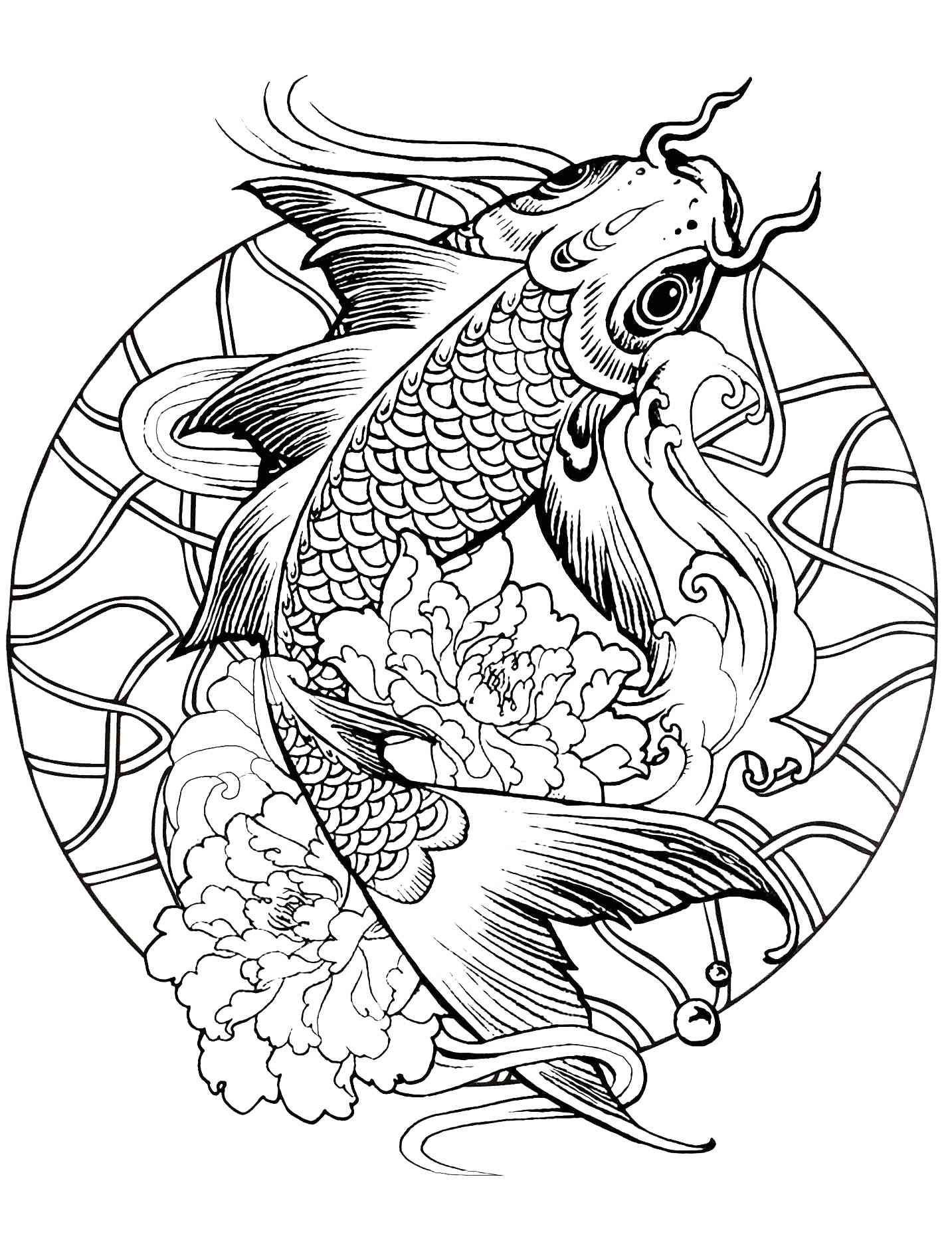 109 Free Printable Goldfish Coloring Pages for Kids 71