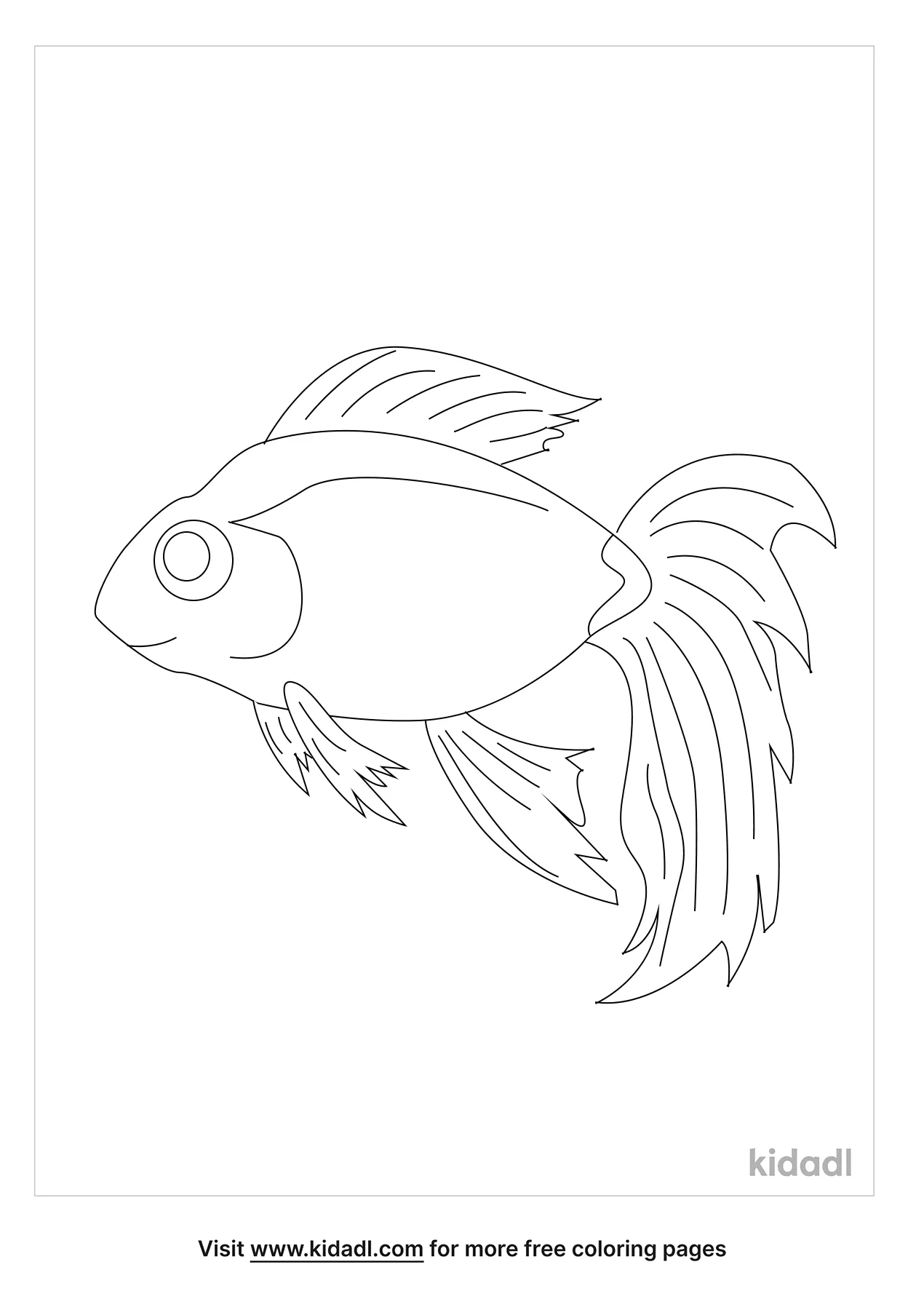 109 Free Printable Goldfish Coloring Pages for Kids 78