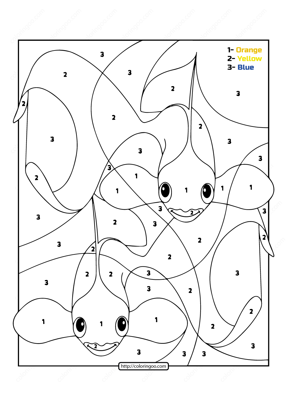 109 Free Printable Goldfish Coloring Pages for Kids 83