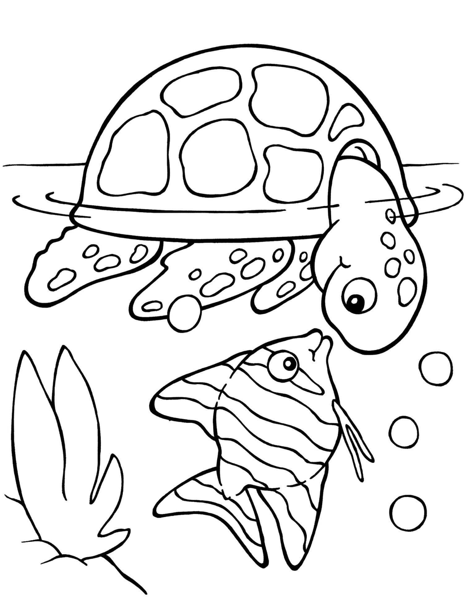 109 Free Printable Goldfish Coloring Pages for Kids 95