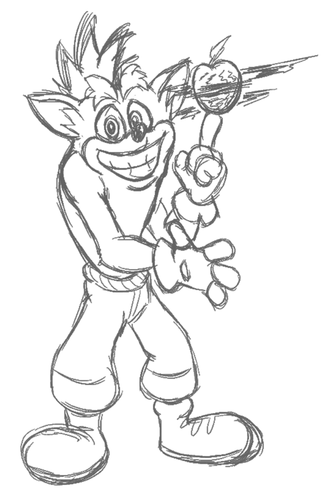 110 Crash Bandicoot Coloring Pages Printable 101