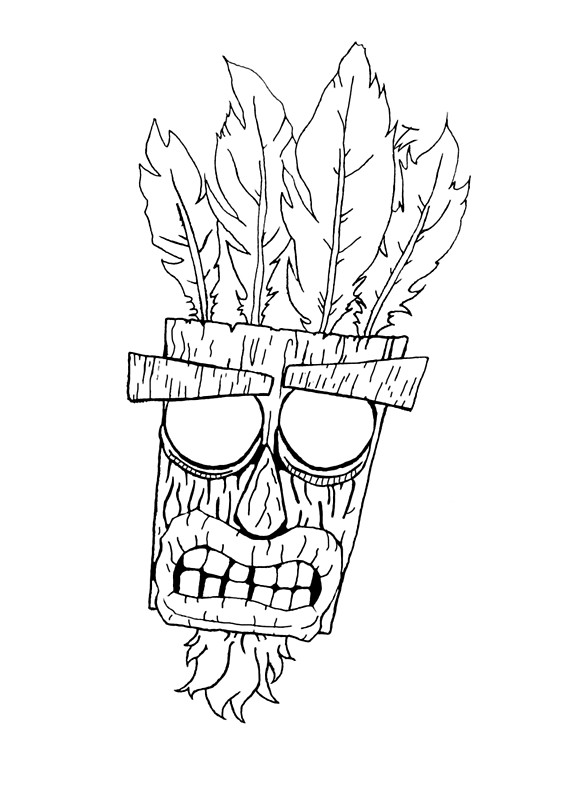 110 Crash Bandicoot Coloring Pages Printable 108