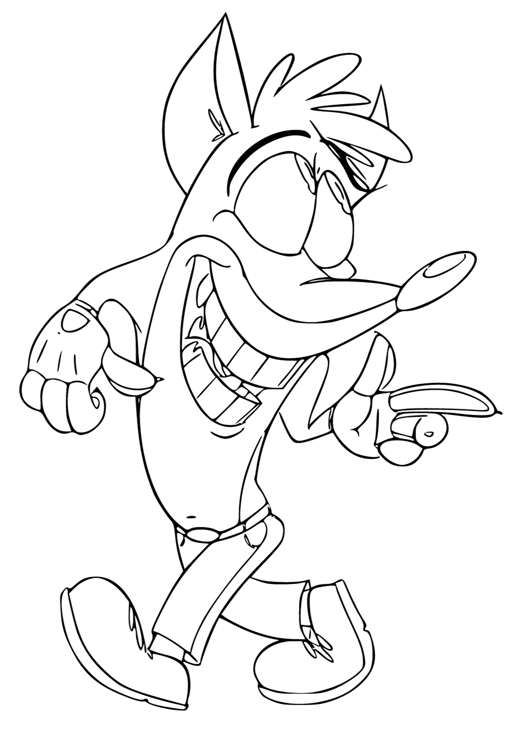 110 Crash Bandicoot Coloring Pages Printable 19