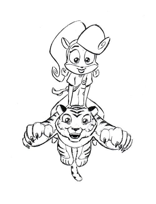 110 Crash Bandicoot Coloring Pages Printable 24