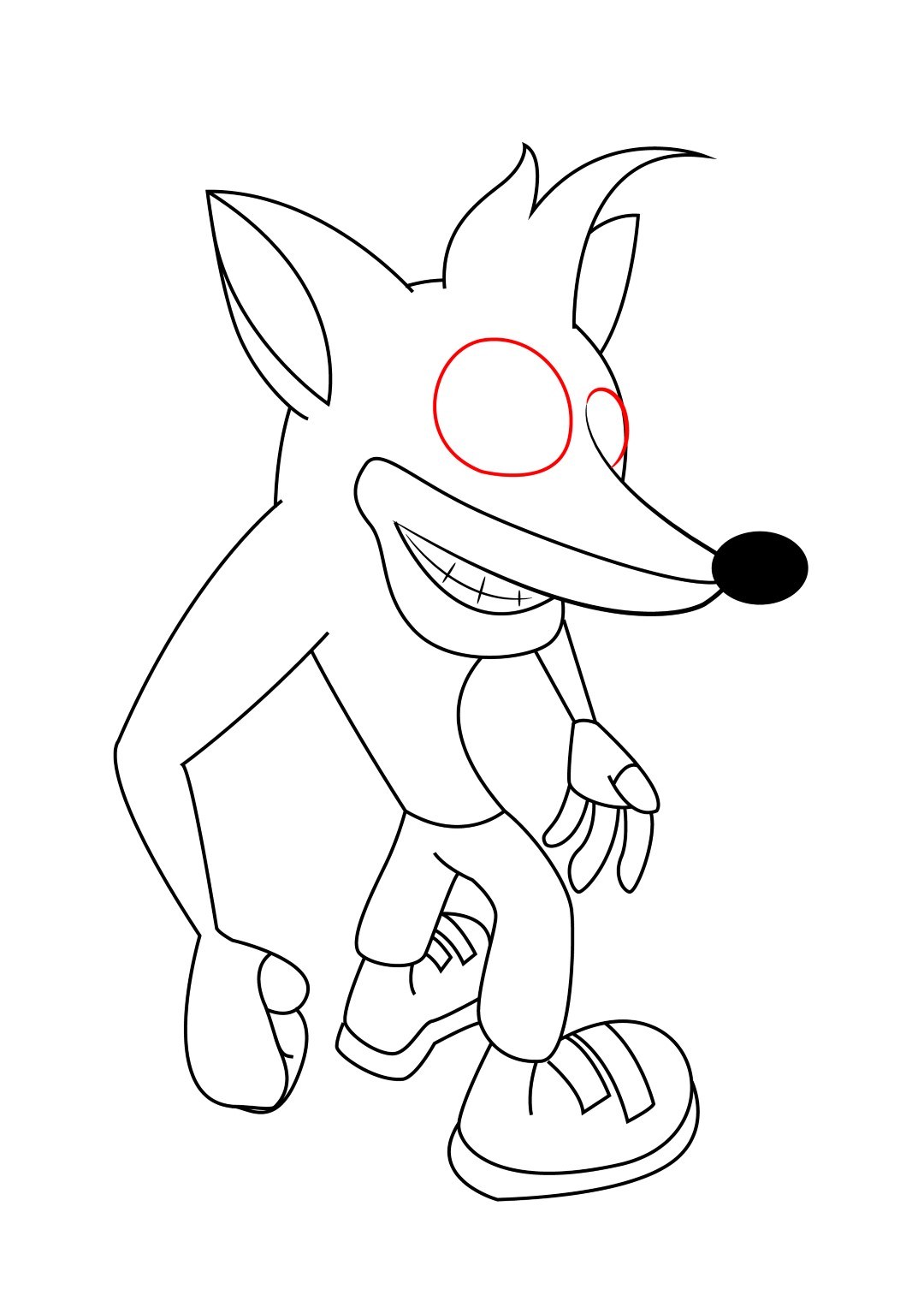 110 Crash Bandicoot Coloring Pages Printable 25