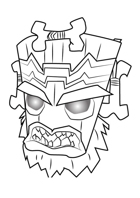 110 Crash Bandicoot Coloring Pages Printable 65