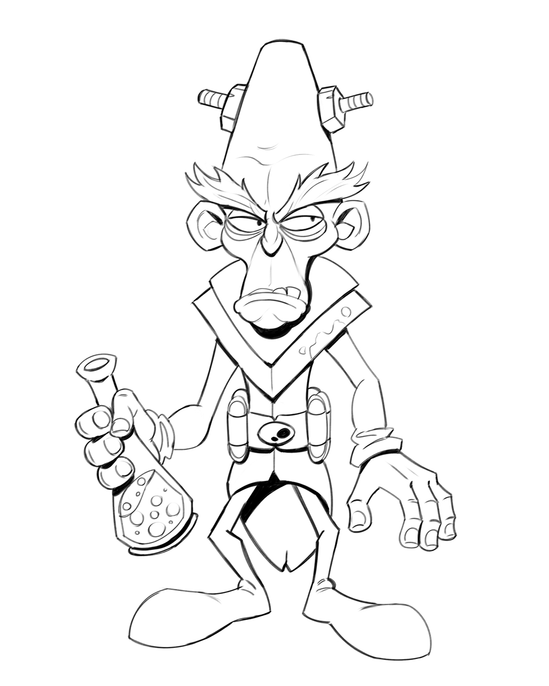 110 Crash Bandicoot Coloring Pages Printable 84