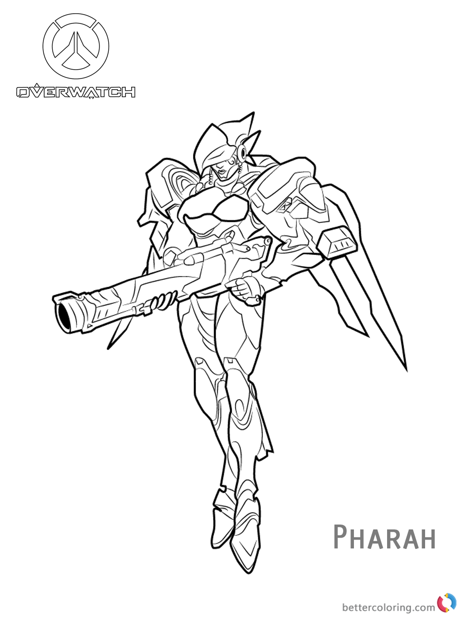 118 Action-Packed Overwatch Coloring Pages Printable 102