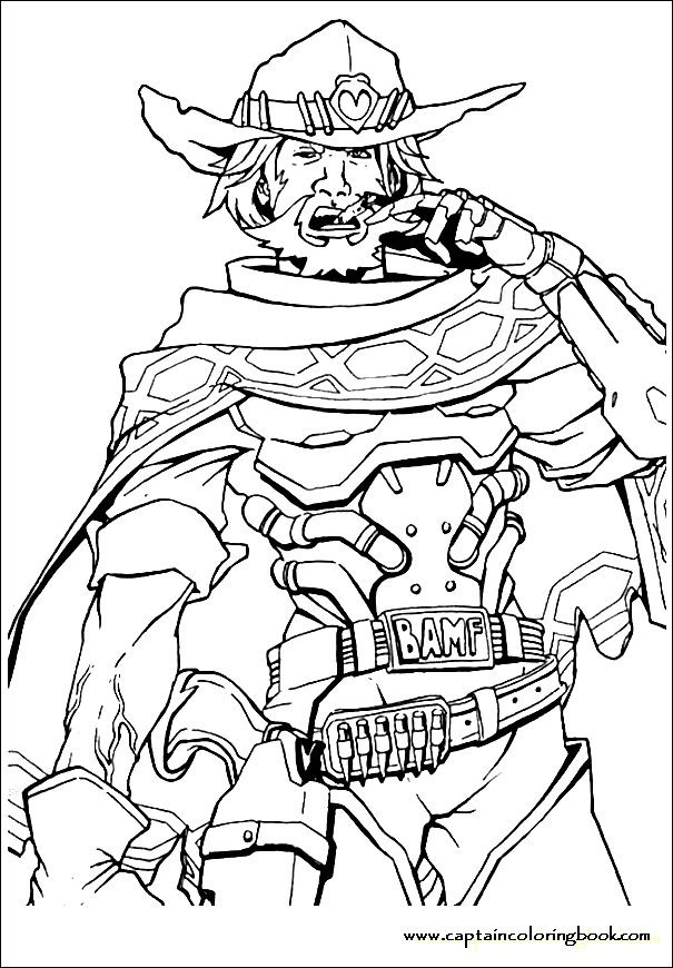 118 Action-Packed Overwatch Coloring Pages Printable 108