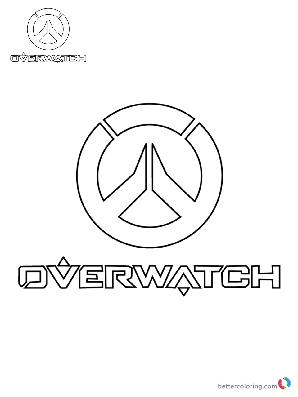 118 Action-Packed Overwatch Coloring Pages Printable 18