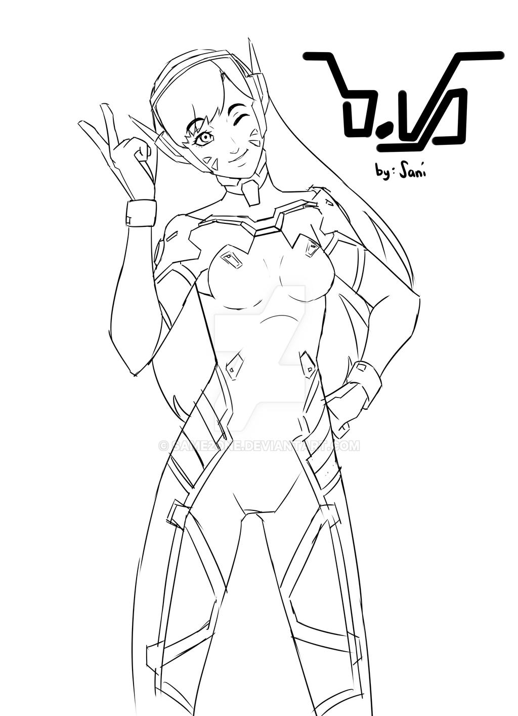 118 Action-Packed Overwatch Coloring Pages Printable 23