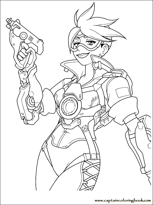 118 Action-Packed Overwatch Coloring Pages Printable 30