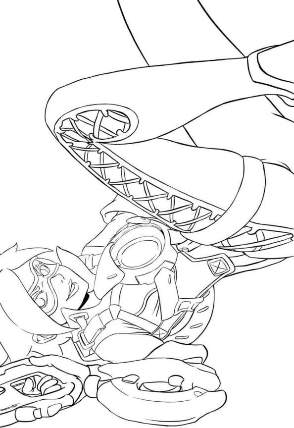 118 Action-Packed Overwatch Coloring Pages Printable 37