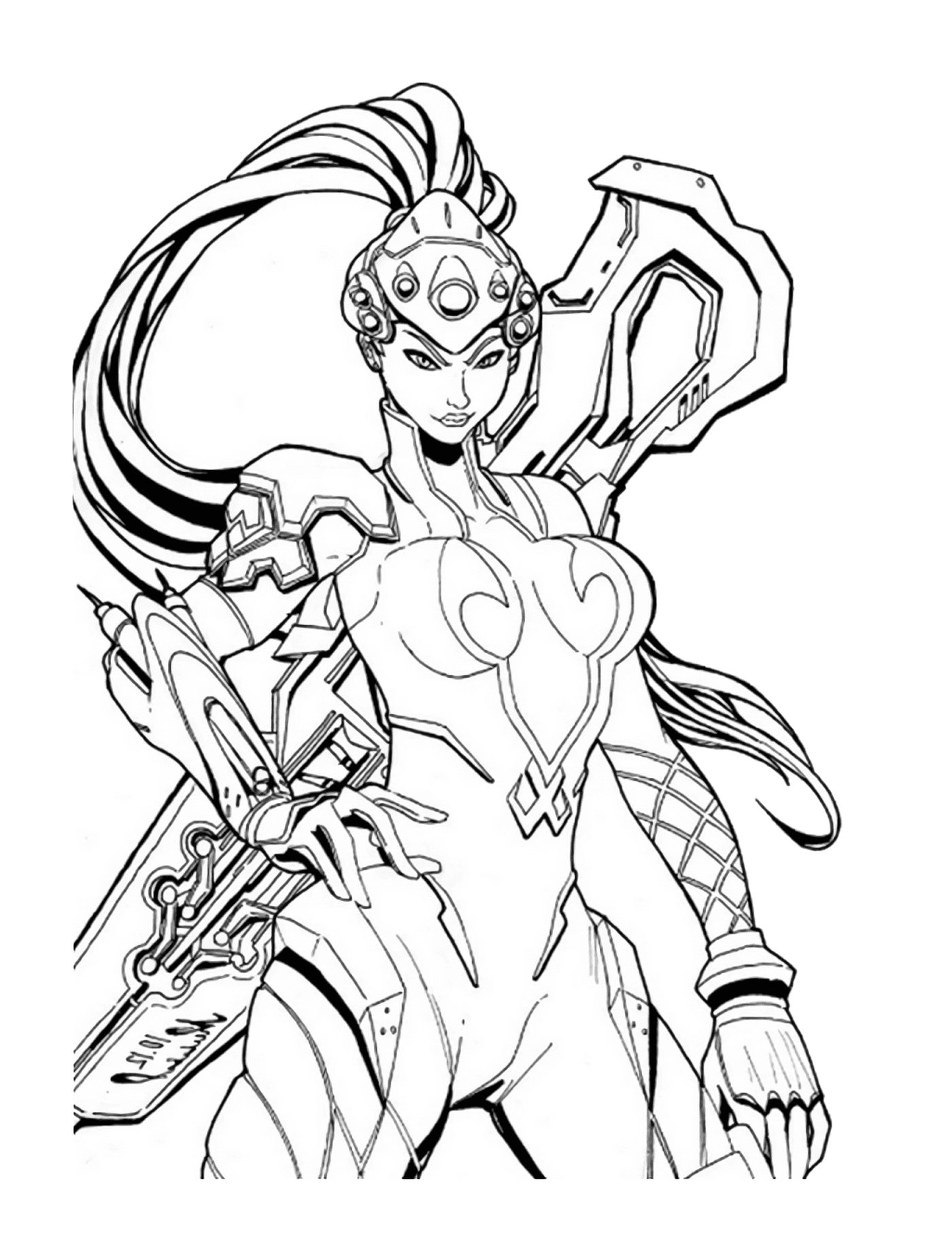 118 Action-Packed Overwatch Coloring Pages Printable 46