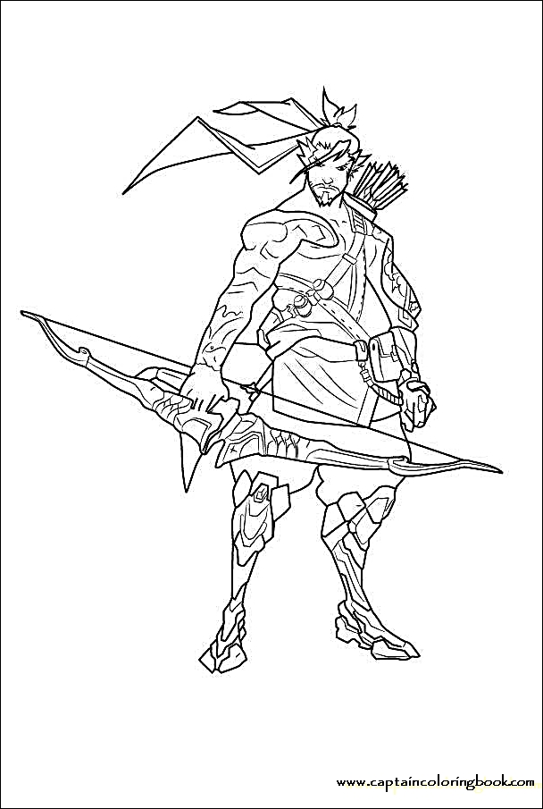 118 Action-Packed Overwatch Coloring Pages Printable 48