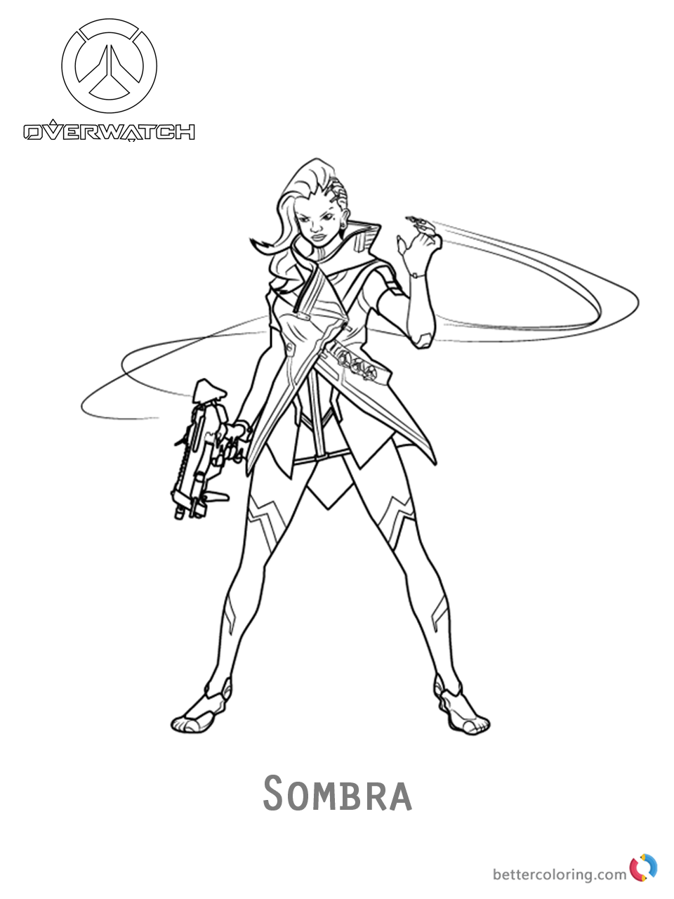 118 Action-Packed Overwatch Coloring Pages Printable 60