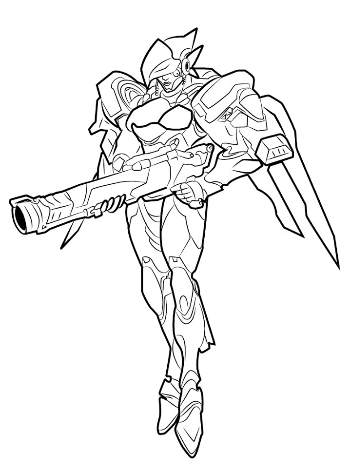 118 Action-Packed Overwatch Coloring Pages Printable 69