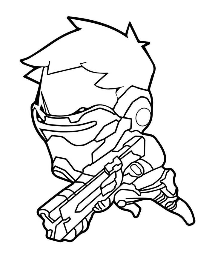 118 Action-Packed Overwatch Coloring Pages Printable 7