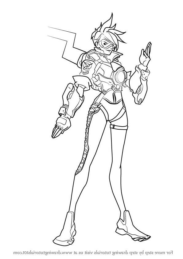 118 Action-Packed Overwatch Coloring Pages Printable 87