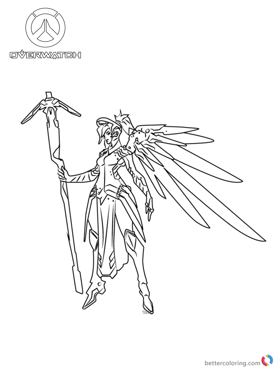 118 Action-Packed Overwatch Coloring Pages Printable 95