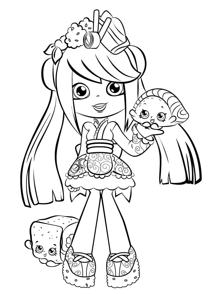 138 Shopkins Coloring Pages Printable 107