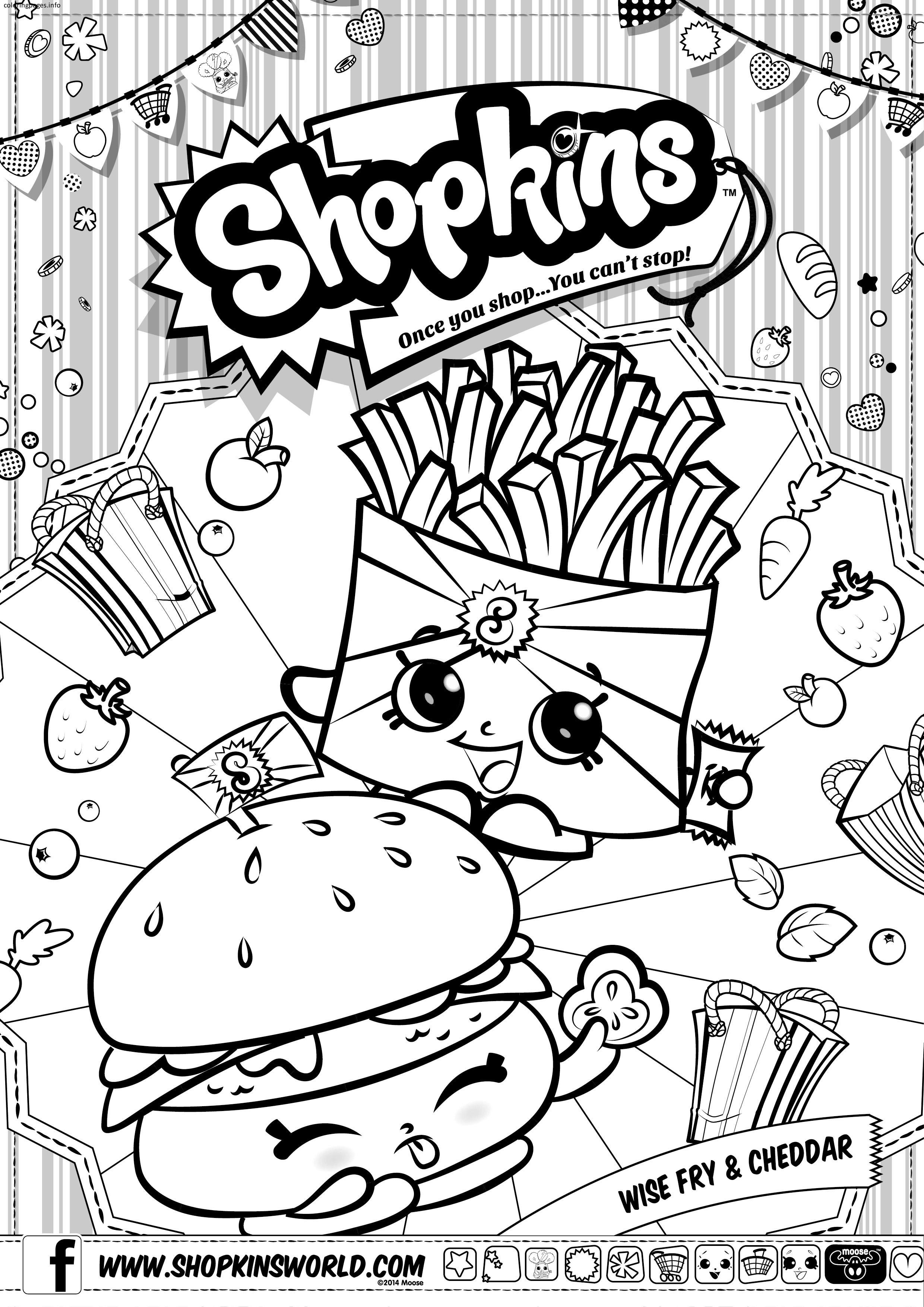 138 Shopkins Coloring Pages Printable 109