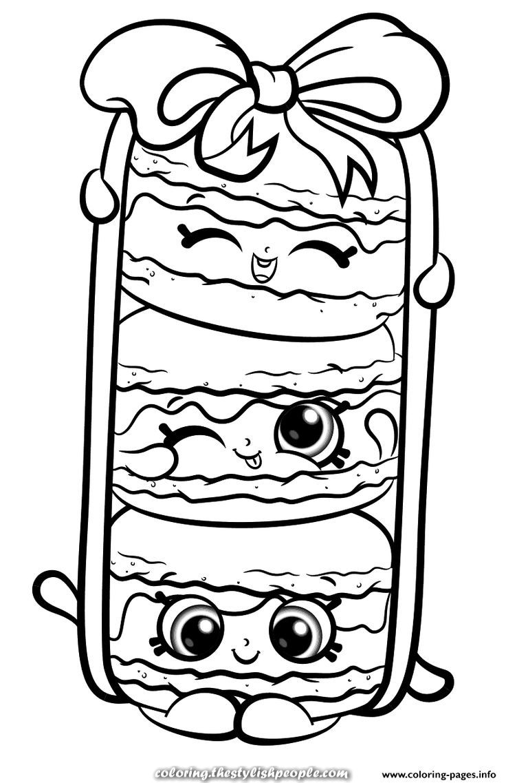 138 Shopkins Coloring Pages Printable 11