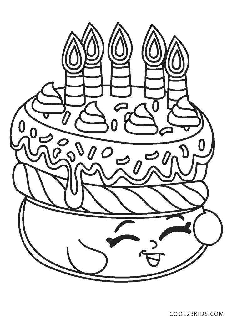 138 Shopkins Coloring Pages Printable 133