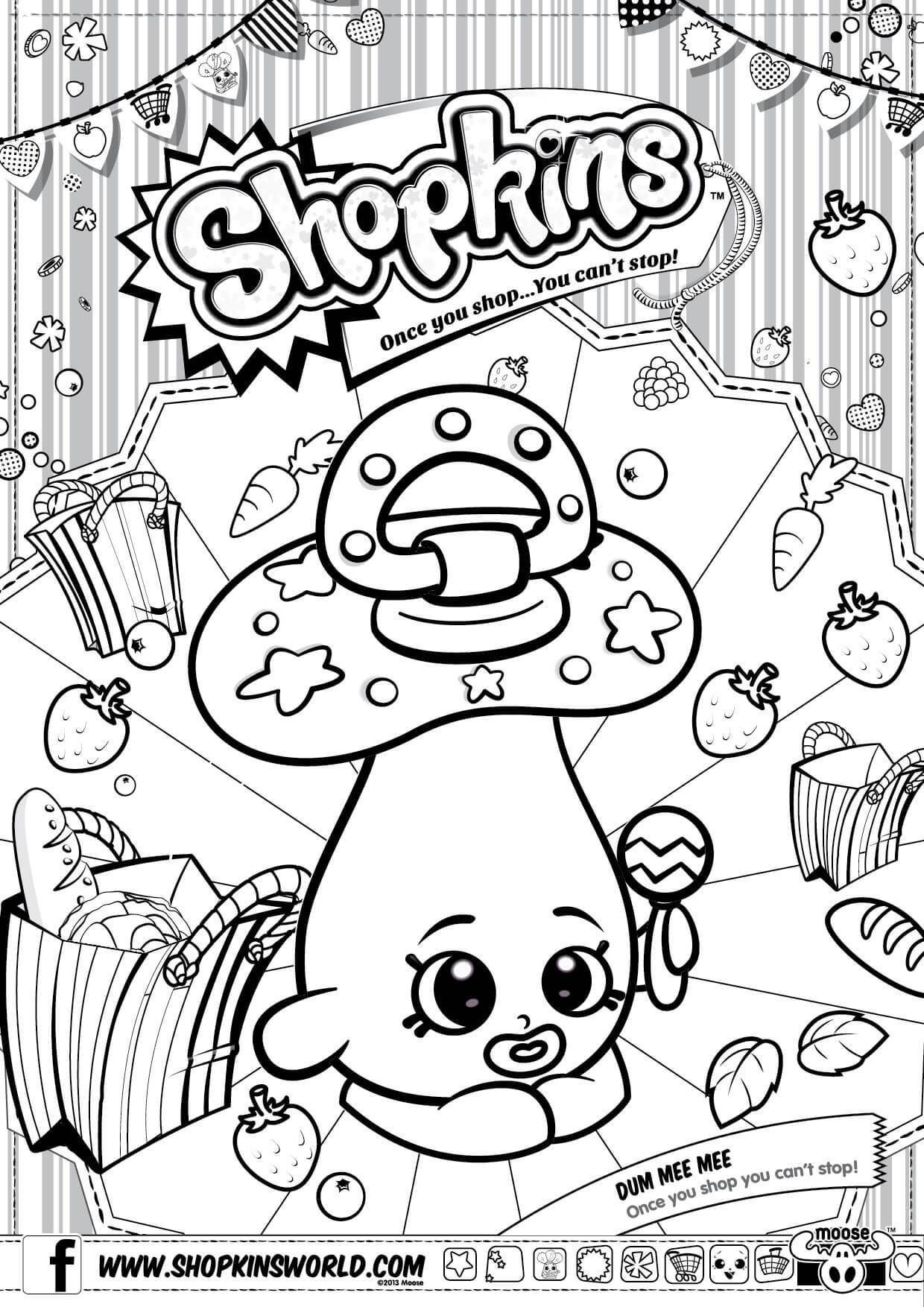 138 Shopkins Coloring Pages Printable 22