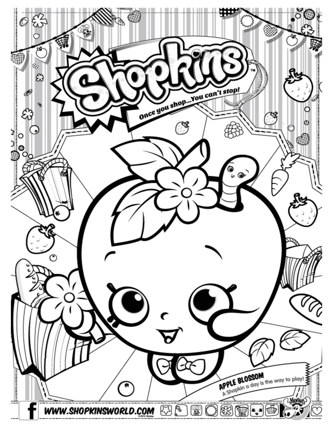 138 Shopkins Coloring Pages Printable 37