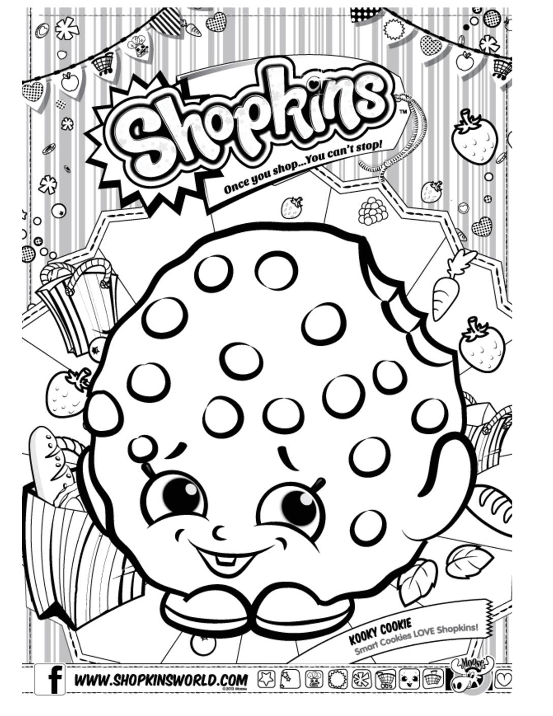 138 Shopkins Coloring Pages Printable 38