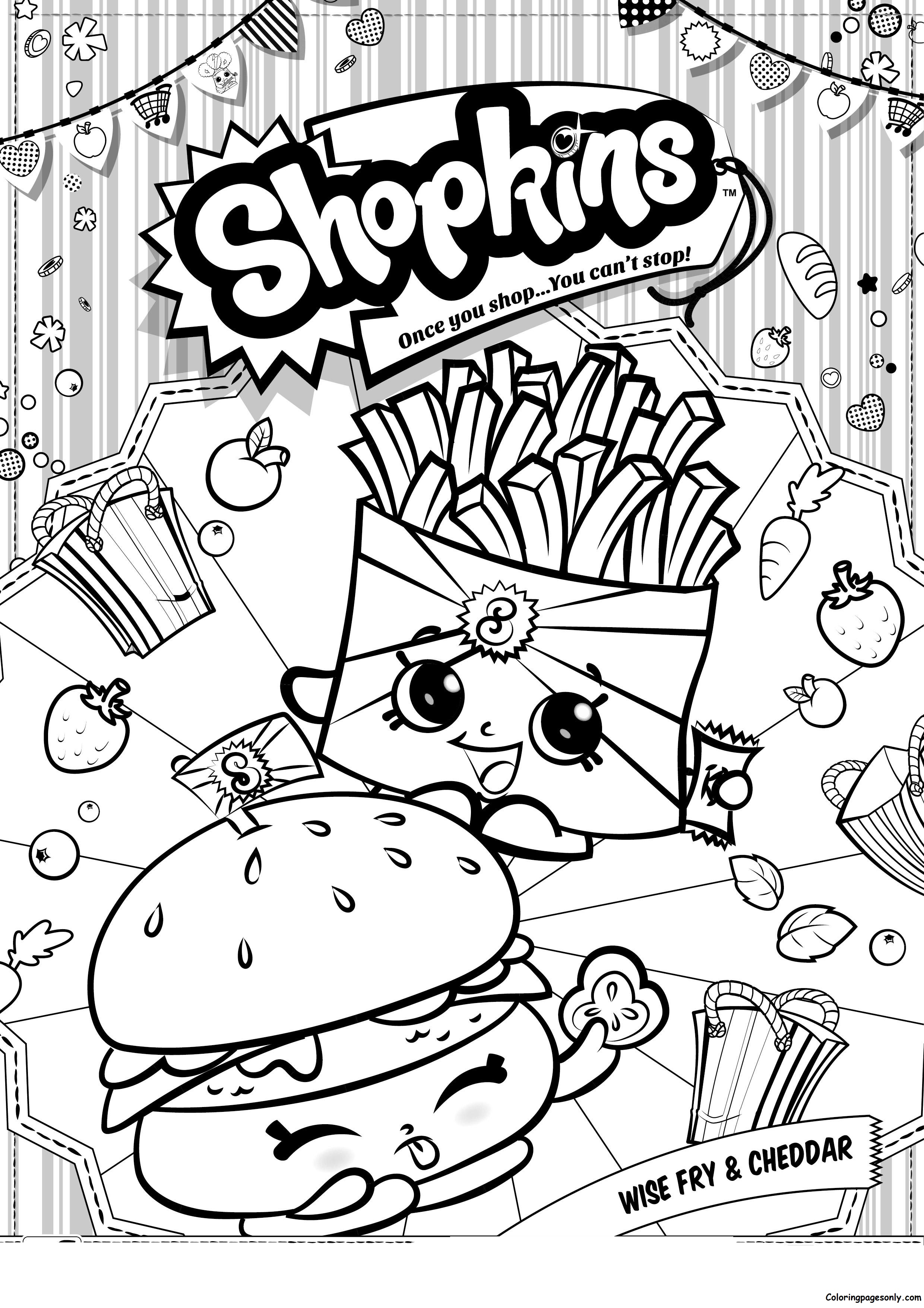 138 Shopkins Coloring Pages Printable 48