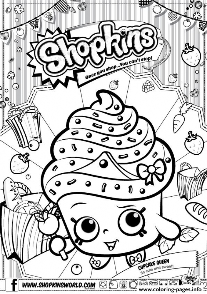 138 Shopkins Coloring Pages Printable 51