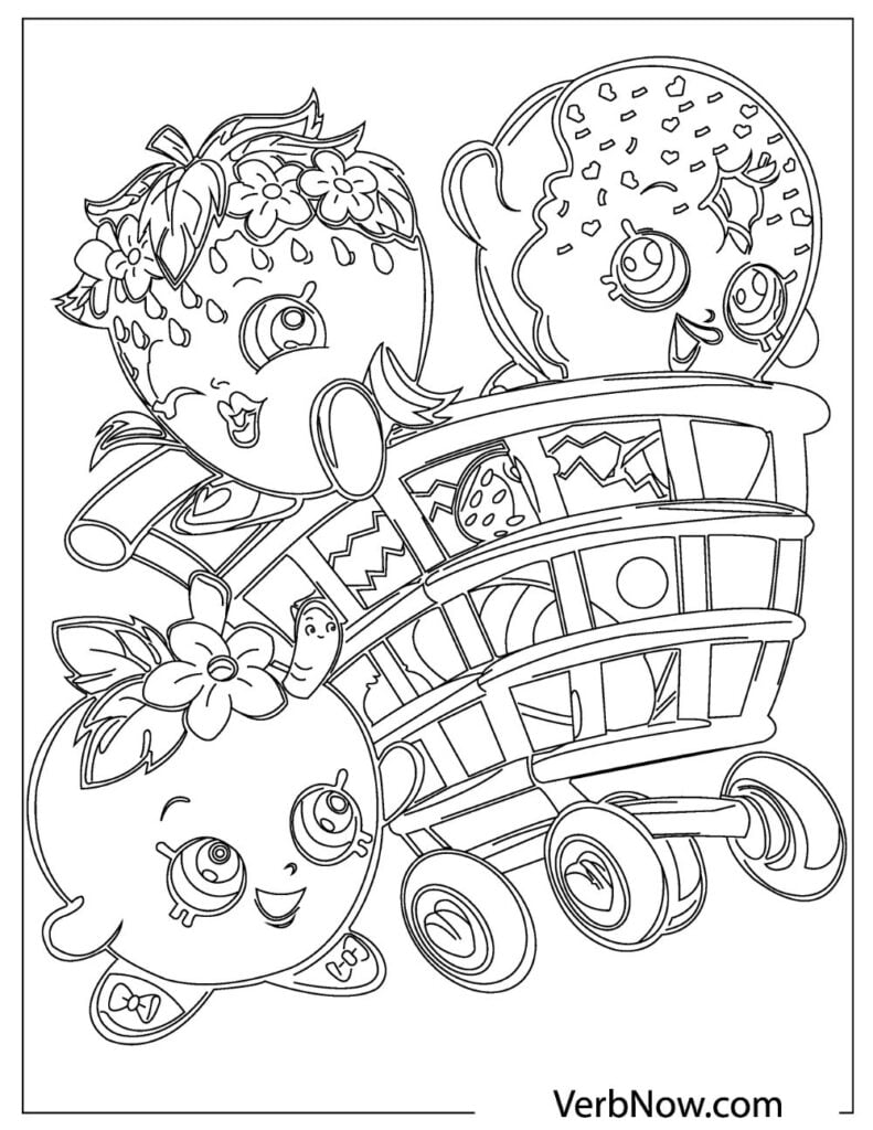 138 Shopkins Coloring Pages Printable 89