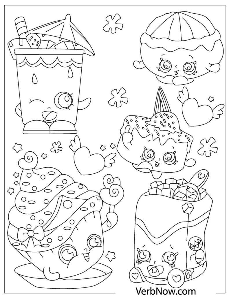 138 Shopkins Coloring Pages Printable 99