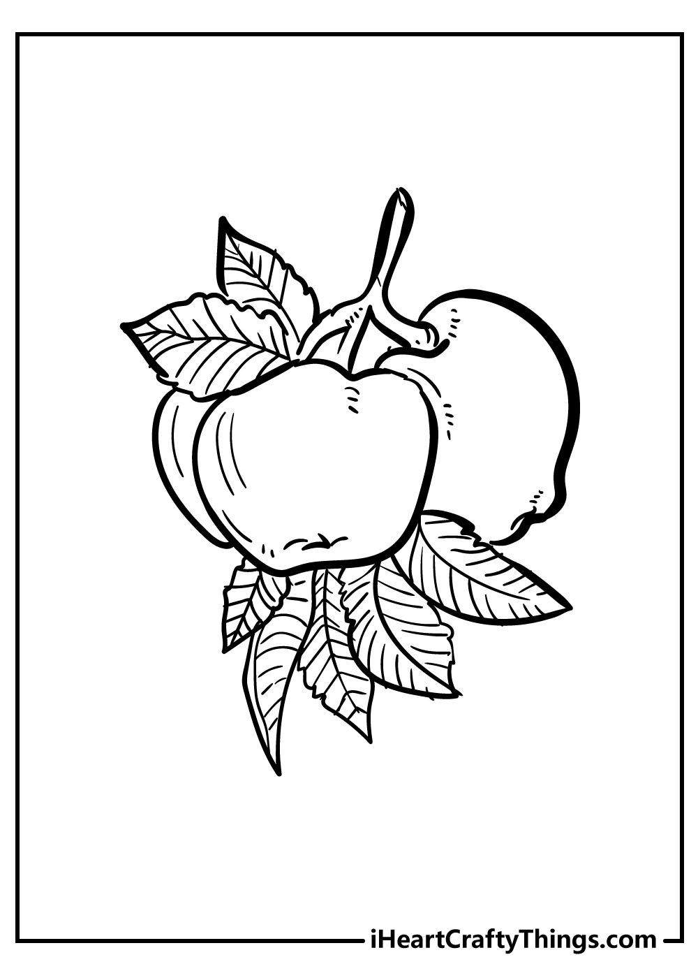 26 Juicy Apple Coloring Pages Printable 13