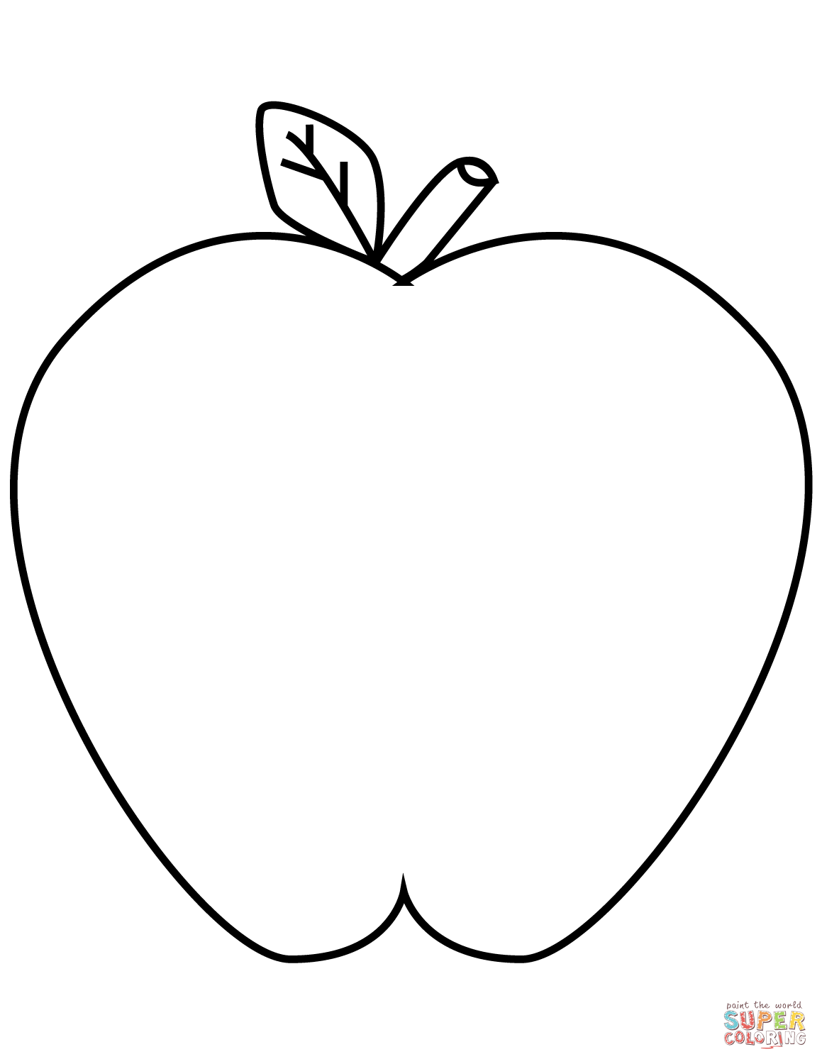 26 Juicy Apple Coloring Pages Printable 14